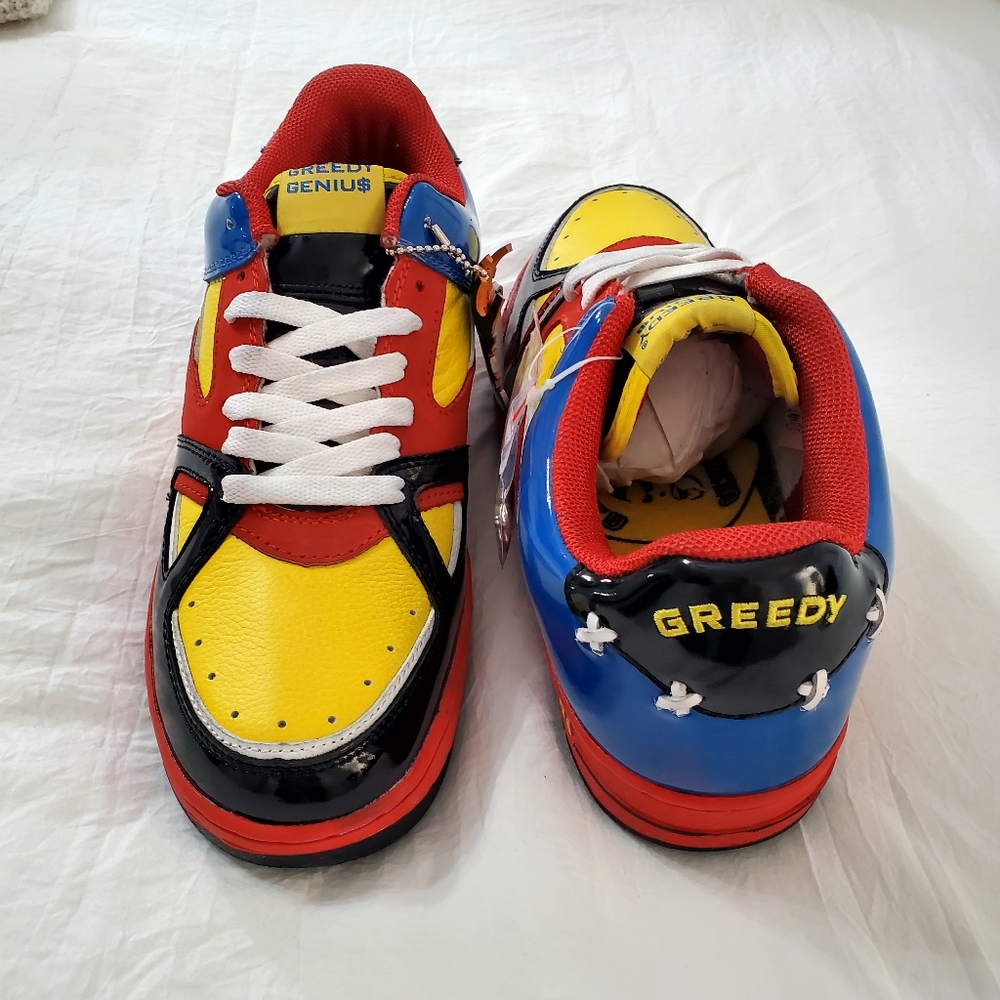 Collectible New Vintage Greedy Genius Heli Blue Phantom Sneaker Mens Size 9 - Picture 10 of 16